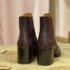 boots confort cuir