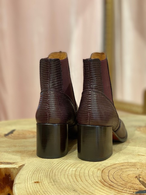 boots confort cuir