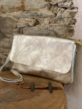 pochecuir lamé