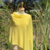 poncho cashmere jaune tendre poncho cachemire jaune poussin