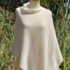 poncho cashmere naturel poncho cachemire ivoire