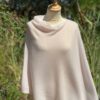 poncho cashmere rose tendre poncho cachemire rose layette