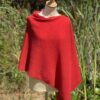 poncho cashmere rubine poncho cachemire rubine