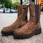 Boots motifs animaliers fabrication européenne