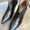 LODI-Entari-bottines à décolleté Boots cuir argent femme