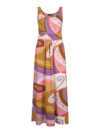Robe à bretelles et ceinture pour femme