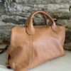 Fabrication-Italienne-sac-main Sac cuir pas cher, sac à main camel