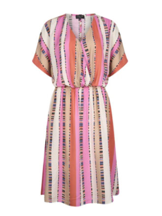Robe courte à manches courtes