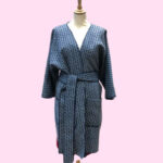 Caban style asiatique laine mouton oversize