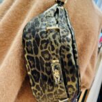 Sac léopard vert kaki fabriqué en Italie