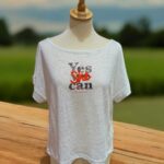 tee shirt made in france en lin pour femme