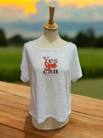 tee shirt made in france en lin pour femme