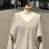 Pull en 100% raccoon beige clair Boutique de prêt à porter pour femmes Nantes centre ville
