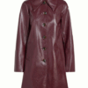 Manteau de pluie bordeaux Boutique de vêtements pour femmes Nantes centre ville