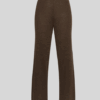 Pantalon en laine marron foncé Boutique de vêtements pour femmes Nantes centre ville