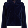 Veste en fausse fourrure à capuche bleue Boutique de vêtements pour femmes Nantes centre ville