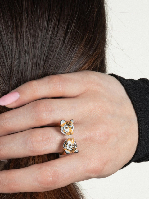 Bague léopard fait main en porcelaine Bijoux porcelaine Nach dans le centre ville de Nantes