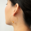 Boucles 'oreilles légères en porcelaine Bijoux Nach dans le centre ville de Nantes chez Mlle à Nantes