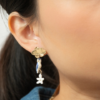 Boucles d'oreilles pendantes Nach bijou en porcelaine Bijoux Nach dans le centre ville de Nantes chez Mlle à Nantes