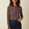 Blouse beebop stripe King Louie Marque King Louie chez Mlle à Nantes dans le centre ville