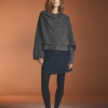 Pull scarf gris Msch Copenhagen Vêtements pour femmes dans le centre ville de Nantes